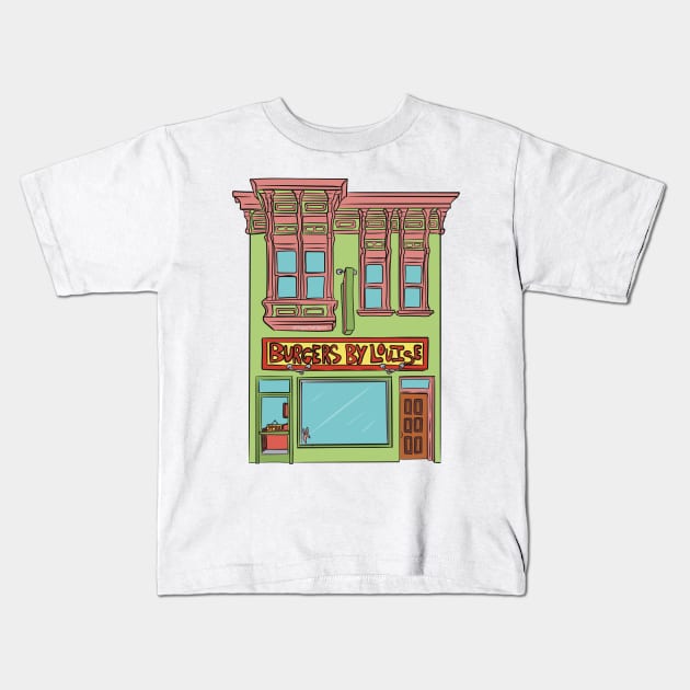 Bobs burgers #3b Kids T-Shirt by SugarSaltSpice